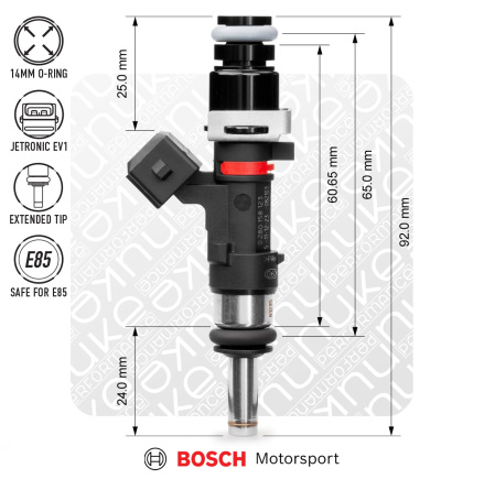 Bosch injector 627cc, 65mm (EV14L)