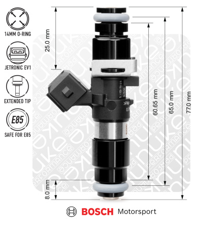 Bosch injector 870cc, 65mm (EV14L)