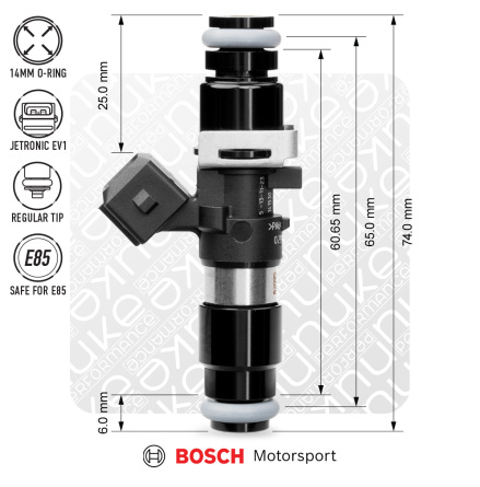 Bosch injector 1462cc, 65mm (EV14L)