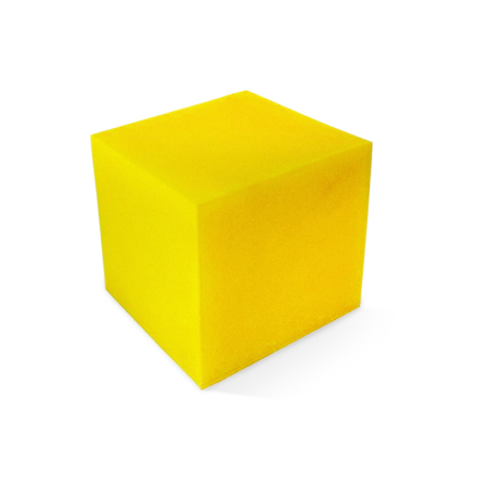 Yellow Baffle Foam, 300x300x300mm - Petrol / E85